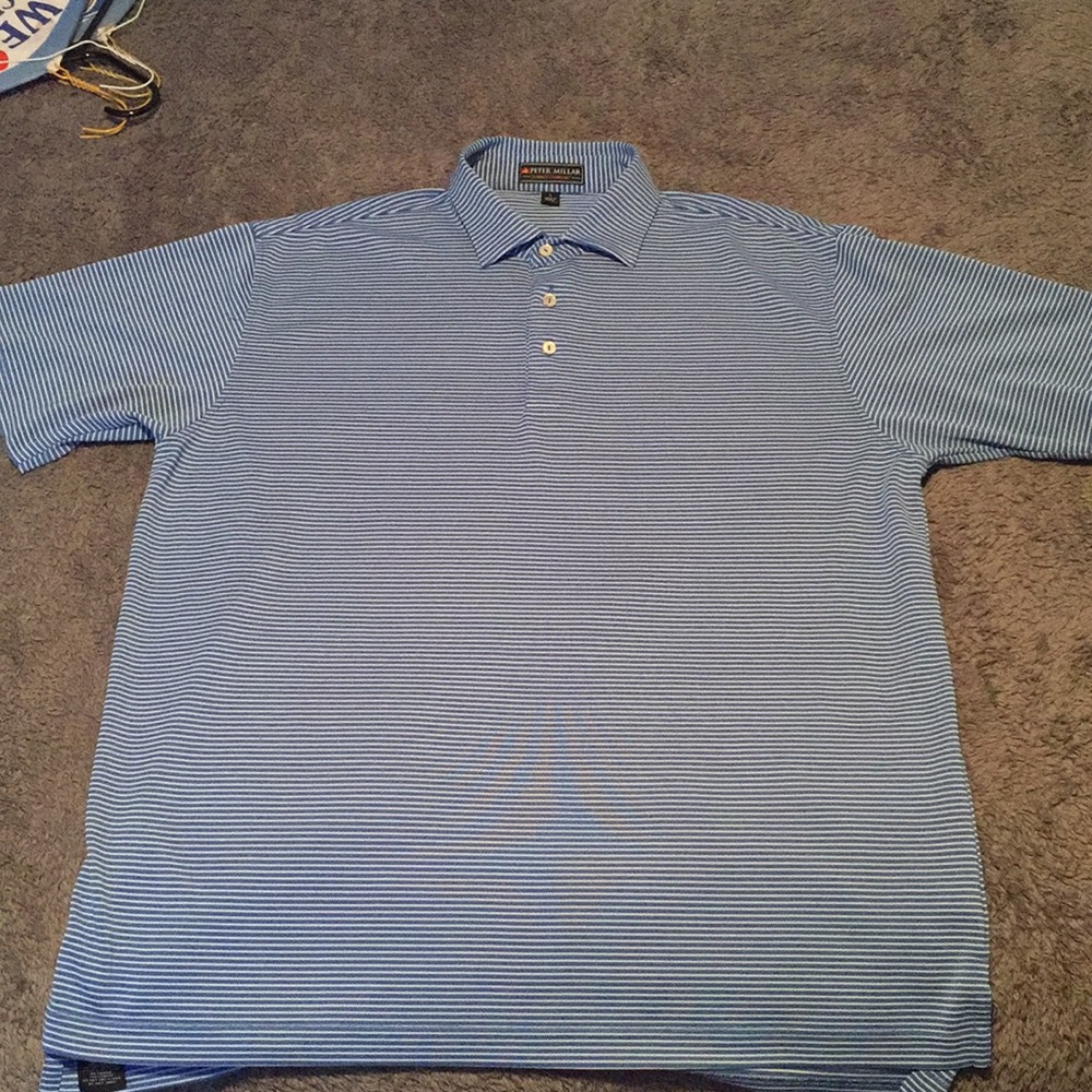 Peter Millar Striped Polo - Picture 3 of 3
